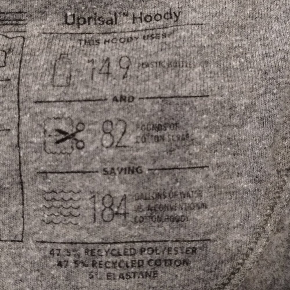 Patagonia Uprisal P-6 Logo Hoody Size M - Picture 10 of 11